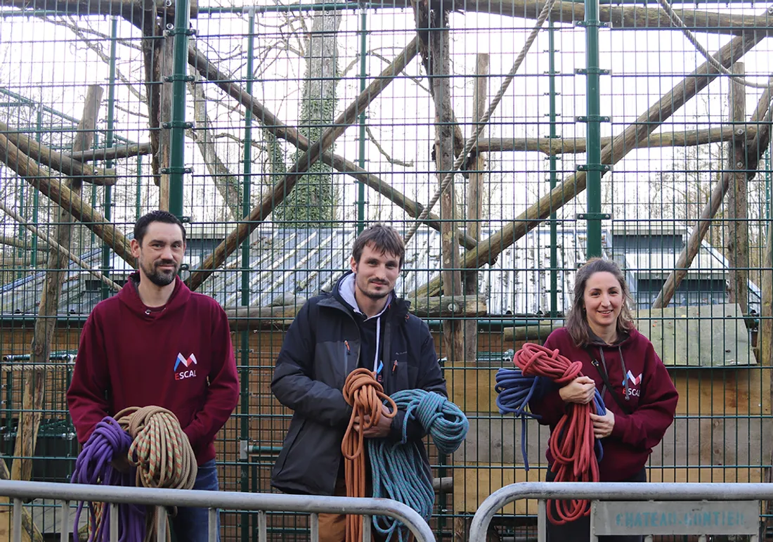 Au Refuge de L'Arche, on réutilise les vieilles cordes